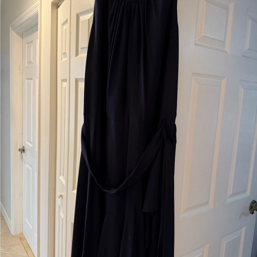 Elegant Navy Maxi Dress